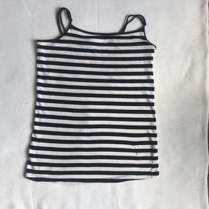 Black and White strip tank top